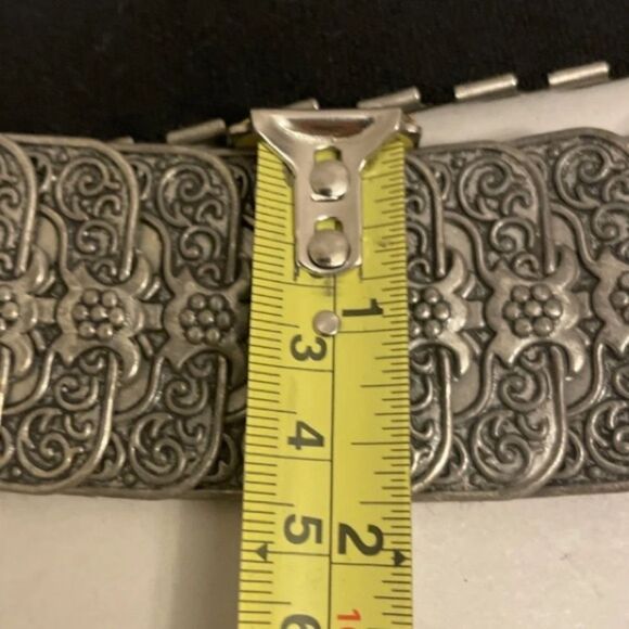 VTG,RECTANGLE ELASTIC METAL AND RHINESTONE 80S,BELT VTG,RECTANGLE ELASTIC METAL AND RHINESTONE 80S,BELT main image 3
